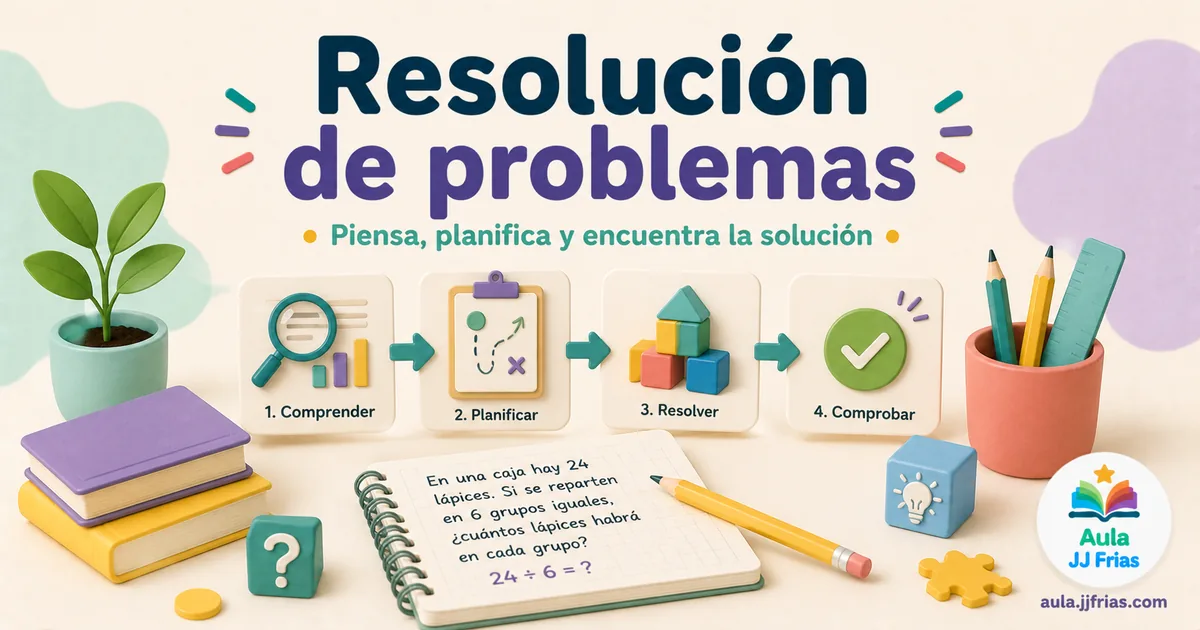 Resolución de problemas de Matemáticas: 1.º a 6.º de Primaria